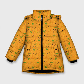 Зимняя куртка для девочек 3D с принтом Мандарины к новому году в Тюмени, ткань верха — 100% полиэстер; подклад — 100% полиэстер, утеплитель — 100% полиэстер. | длина ниже бедра, удлиненная спинка, воротник стойка и отстегивающийся капюшон. Есть боковые карманы с листочкой на кнопках, утяжки по низу изделия и внутренний карман на молнии. 

Предусмотрены светоотражающий принт на спинке, радужный светоотражающий элемент на пуллере молнии и на резинке для утяжки. | гирлянда | дед | декабрь | ёлка | ель | зима | игру | календарь | мишура | мороз | новыйгод | оливье | подарки | подарок | праздник | радость | рождество | салат | салют | снег | фейерверк | шампанское