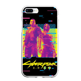 Чехол для iPhone 7Plus/8 Plus матовый с принтом Cyberpunk 2077 - Взлом системы в Тюмени, Силикон | Область печати: задняя сторона чехла, без боковых панелей | 2077 | cd | cdprojectd | cyber | game | gamer | pank | project | punk | red | steam | syber | syberpank | valve | декабрь | игра | игра2020 | иградекабрь | игры | кибер | киберпан | панк | суберпунк | топигра