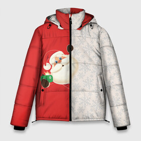 Мужская зимняя куртка 3D с принтом Селфи Деда Мороза в Тюмени, верх — 100% полиэстер; подкладка — 100% полиэстер; утеплитель — 100% полиэстер | длина ниже бедра, свободный силуэт Оверсайз. Есть воротник-стойка, отстегивающийся капюшон и ветрозащитная планка. 

Боковые карманы с листочкой на кнопках и внутренний карман на молнии. | christmas | merry christmas | дед мороз | ёлка | зима | мороз | новый год | подарок | праздник | рождество | с новым годом | санта клаус | селфи | снегурочка | снежинки