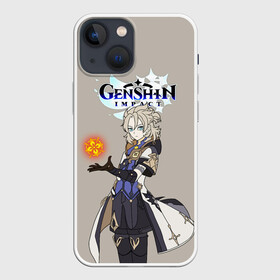 Чехол для iPhone 13 mini с принтом Genshin impact Альбедо в Тюмени,  |  | albedo | anime | game | genshin impact | kawaii | logo | алхимик | алхимик альбедо | альбедо | аниме парень | воин | геншин импакт | детям | игры аниме | кавайный | логотипы игр | магия | персонажи игр | рыцарь | фэнтези