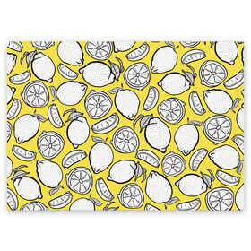 Поздравительная открытка с принтом Illuminating Lemon в Тюмени, 100% бумага | плотность бумаги 280 г/м2, матовая, на обратной стороне линовка и место для марки
 | 2021 | винтаж | лимоны | ретро | фрукты | цвет года