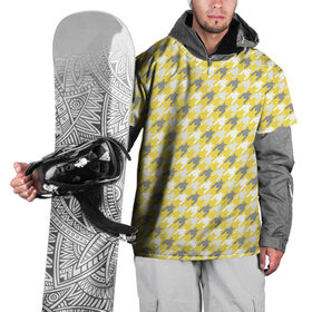 Накидка на куртку 3D с принтом Ultimate Houndstooth в Тюмени, 100% полиэстер |  | Тематика изображения на принте: 2021 | винтаж | гусиная лапка | орнамент | собачий клык | узор | цвет года