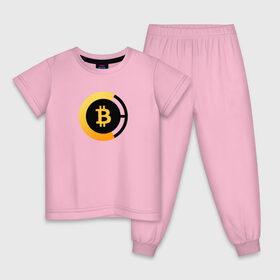 Детская пижама хлопок с принтом BITCOIN / БИТКОИН в Тюмени, 100% хлопок |  брюки и футболка прямого кроя, без карманов, на брюках мягкая резинка на поясе и по низу штанин
 | 