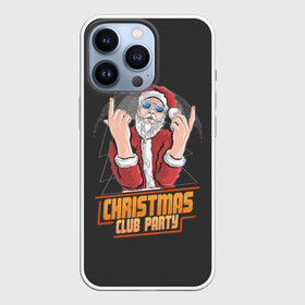 Чехол для iPhone 13 Pro с принтом Christmas Club Party в Тюмени,  |  | christmas | merry christmas | дед мороз | ёлка | зима | мороз | новый год | подарок | праздник | рождество | с новым годом | санта клаус | снегурочка | снежинки