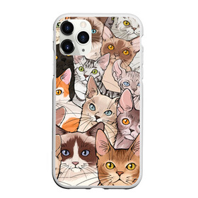 Чехол для iPhone 11 Pro Max матовый с принтом Котики в Тюмени, Силикон |  | cat | cats | cosmos | kitten | mem | memes | rose | roses | глаза | глазки | киска | космос | кот | котёнок | котик | котики | котэ | котята | кошак | кошка | кошки | красивая | мем | мемчики | милая | прикольная | розы | светлая