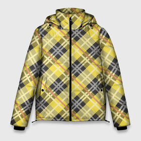 Мужская зимняя куртка 3D с принтом Ultimate Tartan в Тюмени, верх — 100% полиэстер; подкладка — 100% полиэстер; утеплитель — 100% полиэстер | длина ниже бедра, свободный силуэт Оверсайз. Есть воротник-стойка, отстегивающийся капюшон и ветрозащитная планка. 

Боковые карманы с листочкой на кнопках и внутренний карман на молнии. | 2021 | pantone | клетка | орнамент | тартан | узор | цвет года | шотландка