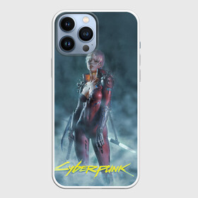 Чехол для iPhone 13 Pro Max с принтом Cyberpunk 2077 Девушка с розовыми волосами в Тюмени,  |  | 2077 | action | cyberpunk | cyberpunk 2077 | rpg | игра | киберпанк | найт сити | рпг