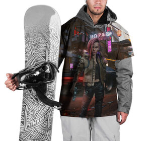 Накидка на куртку 3D с принтом Cyberpunk 2077 в Тюмени, 100% полиэстер |  | 2077 | action | cyberpunk | cyberpunk 2077 | rpg | игра | киберпанк | найт сити | рпг