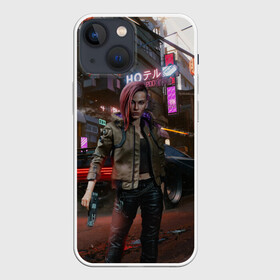 Чехол для iPhone 13 mini с принтом Cyberpunk 2077 в Тюмени,  |  | 2077 | action | cyberpunk | cyberpunk 2077 | rpg | игра | киберпанк | найт сити | рпг