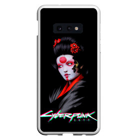 Чехол для Samsung S10E с принтом CYBERPUNK 2077 JAPAN в Тюмени, Силикон | Область печати: задняя сторона чехла, без боковых панелей | cd prodject | cyberpunk 2077 | future | game | japan | kianu | logo | pc | rpg | samurai | банды | будущее | игры | киану ривз | киберпанк | киберпанк 2077 | киборги | компьютер | рпг | самурай | шутер | япония