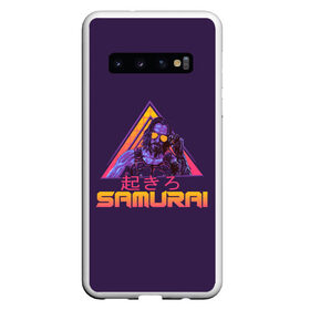 Чехол для Samsung Galaxy S10 с принтом Сyberpunk 2077 SAMURAI в Тюмени, Силикон | Область печати: задняя сторона чехла, без боковых панелей | 2077 | cyberpunk | cyberpunk 2077 | neon | samurai | джонни сильверхенд | киану ривз | киберпанк | киберпанк 2077 | неон | самурай