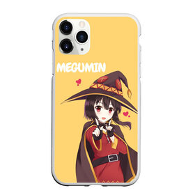 Чехол для iPhone 11 Pro матовый с принтом Megumin в Тюмени, Силикон |  | aqua | darkness | kazuma | kono subarashii | konosuba | megumin | аква | богиня благословляет этот прекрасный мир | даркнес | даркнесс | казума | коносуба | мегумин | юн юн