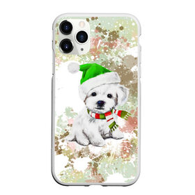 Чехол для iPhone 11 Pro Max матовый с принтом Щенок в Тюмени, Силикон |  | dog | животные | милота | собака | текстура | щенок