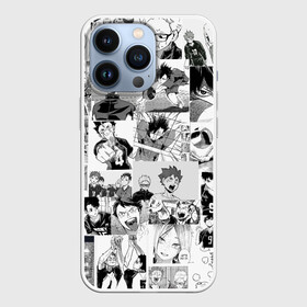 Чехол для iPhone 13 Pro с принтом Haikyu pattern в Тюмени,  |  | Тематика изображения на принте: haikyu | аниме | бокуро | волейбол | кагеяме | манга | тецуро | хината | цукишима