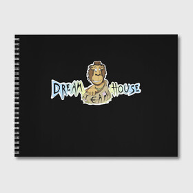 Альбом для рисования с принтом Никита Мимимишка DREAMTEAM  в Тюмени, 100% бумага
 | матовая бумага, плотность 200 мг. | Тематика изображения на принте: dreamteam | dreamteamhouse | tiktok | wildjam | дримтим | мимимишка | никита мимимишка