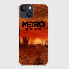 Чехол для iPhone 13 mini с принтом Metro Exodus в Тюмени,  |  | 2033 | exodus | metro | metro 2033 | metro exodus | stalker | апокалипсис | диггер | дигеры | метро | разрушка | эпидемия