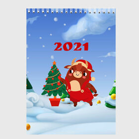 Скетчбук с принтом Бык наряжает елочку в Тюмени, 100% бумага
 | 48 листов, плотность листов — 100 г/м2, плотность картонной обложки — 250 г/м2. Листы скреплены сверху удобной пружинной спиралью | Тематика изображения на принте: 2021 | 7 января | bull | newyear | santa | бык | бычок | год быка | дед мороз | корова | новогодние каникулы | новогодние праздники | новый 2021 | новый год | новый год 2021 | рождество | сани | санта | санта клаус