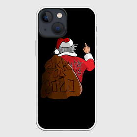 Чехол для iPhone 13 mini с принтом Santa claus в Тюмени,  |  | Тематика изображения на принте: 2020 | 2021 | claus | happy new year | new ear | santa | santa claus | snow | winter | year | год | новый | новый год