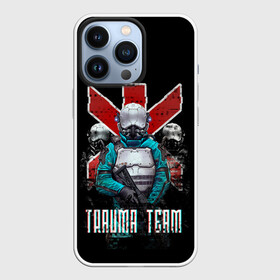 Чехол для iPhone 13 Pro с принтом CYBERPUNK TRAUMA TEAM в Тюмени,  |  | ambulance | cd prodject | cyberpunk 2077 | future | game | japan | kianu | logo | medicine | pc | rpg | samurai | trauma | trauma team | банды | будущее | игры | киану ривз | киберпанк | киберпанк 2077 | киборги | компьютер | медики скорая 