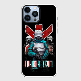 Чехол для iPhone 13 Pro Max с принтом CYBERPUNK TRAUMA TEAM в Тюмени,  |  | ambulance | cd prodject | cyberpunk 2077 | future | game | japan | kianu | logo | medicine | pc | rpg | samurai | trauma | trauma team | банды | будущее | игры | киану ривз | киберпанк | киберпанк 2077 | киборги | компьютер | медики скорая 