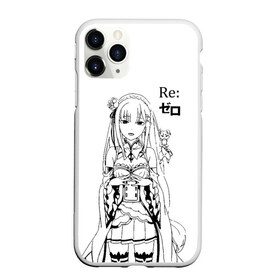 Чехол для iPhone 11 Pro Max матовый с принтом ReZero в Тюмени, Силикон |  | anime girl | anime heroes | emilia | girl | kawaii | ram | re zero | re:zero | rem | девочка | девушка | жизнь с нуля в альтернативном мире | кавайный | логотипы аниме | персонажи аниме | рам | ре зеро | рем | эмилия