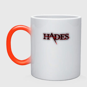Кружка хамелеон с принтом Hades Logo (Z) в Тюмени, керамика | меняет цвет при нагревании, емкость 330 мл | Тематика изображения на принте: 