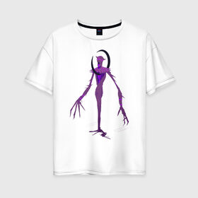 Женская футболка хлопок Oversize с принтом Порченный энт в Тюмени, 100% хлопок | свободный крой, круглый ворот, спущенный рукав, длина до линии бедер
 | darkness | evil | злодей | персонаж | энт