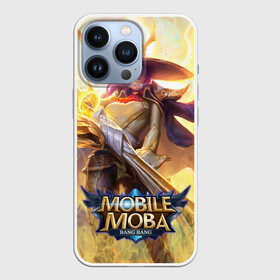 Чехол для iPhone 13 Pro с принтом Mobile legends в Тюмени,  |  | Тематика изображения на принте: 5v5 | bang bang | dota | game | heroes | kill | legends | moba | mobile | mobile legends | mobile moba | pvp | герои | дота | игра | легенда | моба | мобла