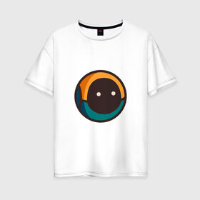Женская футболка хлопок Oversize с принтом Ешрум - AMK в Тюмени, 100% хлопок | свободный крой, круглый ворот, спущенный рукав, длина до линии бедер
 | avatar | electronic mushroom | eshroomy | personal
