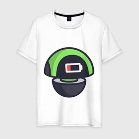 Мужская футболка хлопок с принтом Ешрум - AZ в Тюмени, 100% хлопок | прямой крой, круглый вырез горловины, длина до линии бедер, слегка спущенное плечо. | avatar | electronic mushroom | eshroomy | personal