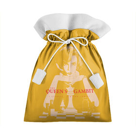 Подарочный 3D мешок с принтом Ход королевы в Тюмени, 100% полиэстер | Размер: 29*39 см | the queens gambit | графика | девушка | королева | шахматы