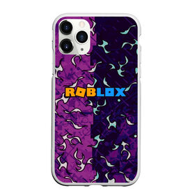Чехол для iPhone 11 Pro Max матовый с принтом Roblox | Роблокс в Тюмени, Силикон |  | Тематика изображения на принте: 2 цвета | game | roblox | абстракция | игра | огонь | пламя | роблокс