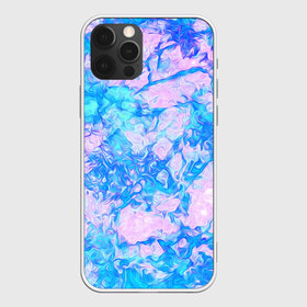 Чехол для iPhone 12 Pro Max с принтом Нежные краски в Тюмени, Силикон |  | abstract | blue | casual | casual style | pink | texture | абстрактный рисунок | абстракция | блики | брызги | вода | волны | градиент | краски | мазки | море | морская | пастельные цвета | повседневный | пятна красок