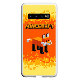 Чехол для Samsung Galaxy S10 с принтом Minecraft в Тюмени, Силикон | Область печати: задняя сторона чехла, без боковых панелей | Тематика изображения на принте: minecraft | алекс | белый | блоки | ведьма | взрывчатка | визера | волк | гаст | добывать | дракон | зеленый куб | зомби | игра | крафт | крипер | кубики | лошадка | майн | майнкрафт | манкрафт | овечка | оцелот