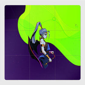 Магнитный плакат 3Х3 с принтом Hades в Тюмени, Полимерный материал с магнитным слоем | 9 деталей размером 9*9 см | Тематика изображения на принте: game | games | hades | аид | арт | загрей | хадес | хадэс