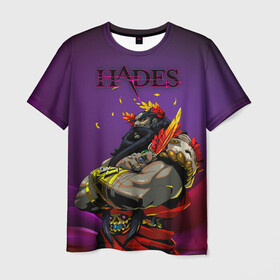 Мужская футболка 3D с принтом Hades в Тюмени, 100% полиэфир | прямой крой, круглый вырез горловины, длина до линии бедер | game | games | hades | аид | арт | загрей | хадес | хадэс