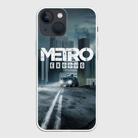 Чехол для iPhone 13 mini с принтом Metro Exodus в Тюмени,  |  | 2033 | exodus | metro | metro 2033 | metro exodus | stalker | апокалипсис | диггер | дигеры | метро | разрушка | эпидемия