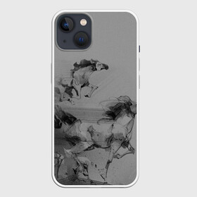 Чехол для iPhone 13 с принтом кони в Тюмени,  |  | horse | horseshoe | акварель | головалошади | грива | жеребец | животные | конь | лошадь | лошадьскрыльями | подкова | природа | рисуноккрасками