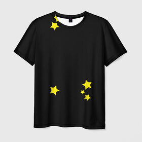 Мужская футболка 3D с принтом Звездочки в Тюмени, 100% полиэфир | прямой крой, круглый вырез горловины, длина до линии бедер | family | family look | детские | для всей семьи | семейные | семья | фэмили лук