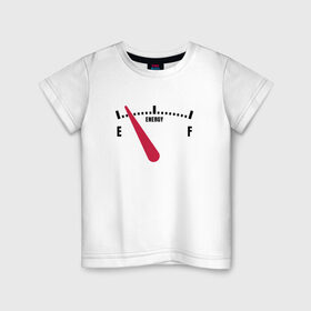Детская футболка хлопок с принтом Energy Парные в Тюмени, 100% хлопок | круглый вырез горловины, полуприлегающий силуэт, длина до линии бедер | family | family look | детские | для всей семьи | семейные | семья | фэмили лук