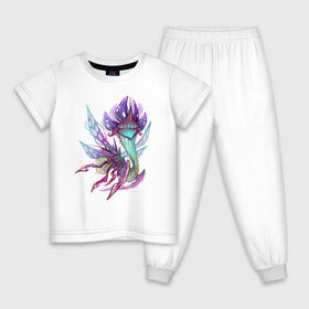 Детская пижама хлопок с принтом Фэнтези насекомое в Тюмени, 100% хлопок |  брюки и футболка прямого кроя, без карманов, на брюках мягкая резинка на поясе и по низу штанин
 | creature | fantazy | flower | насекомое | фэнтези | цветы | цифровой рисунок