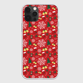 Чехол для iPhone 12 Pro Max с принтом Новый Год в Тюмени, Силикон |  | christmas | merry christmas | дед мороз | елочные шары | игрушки | новогодняя ёлка | новый год | подарок | праздник | рождество | с новым годом | санта клаус | снегурочка | снежинки | украшения