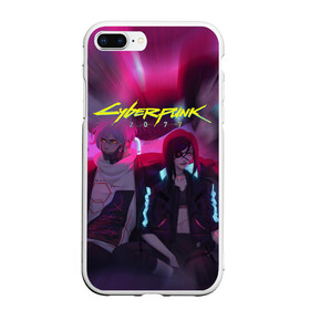 Чехол для iPhone 7Plus/8 Plus матовый с принтом CYBERPUNK 2077 (Z) в Тюмени, Силикон | Область печати: задняя сторона чехла, без боковых панелей | cd project red | cyberpunk 2077 | keanu reeves | samurai | киану ривз | киберпанк 2077 | самураи