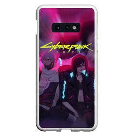 Чехол для Samsung S10E с принтом CYBERPUNK 2077 (Z) в Тюмени, Силикон | Область печати: задняя сторона чехла, без боковых панелей | cd project red | cyberpunk 2077 | keanu reeves | samurai | киану ривз | киберпанк 2077 | самураи