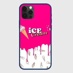 Чехол для iPhone 12 Pro с принтом Ice Cream BlackPink в Тюмени, силикон | область печати: задняя сторона чехла, без боковых панелей | Тематика изображения на принте: blackpink | blink | bts | exo | icecream | jennie | jisoo | korea | kpop | lisa | love | rose | блекпинк | девушки | корея | кпоп | музыка