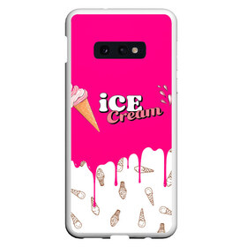 Чехол для Samsung S10E с принтом Ice Cream BlackPink в Тюмени, Силикон | Область печати: задняя сторона чехла, без боковых панелей | blackpink | blink | bts | exo | icecream | jennie | jisoo | korea | kpop | lisa | love | rose | блекпинк | девушки | корея | кпоп | музыка