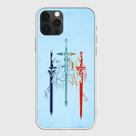 Чехол для iPhone 12 Pro Max с принтом Sword Art Online в Тюмени, Силикон |  | Тематика изображения на принте: alice | alicization | asuna | kirito | sao | sword art online | underworld | алиса | алисизация | асуна | кирито | мастера меча онлайн | чёрный мечник | юджио