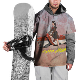 Накидка на куртку 3D с принтом Cyber USSR 2077 в Тюмени, 100% полиэстер |  | city | cyberpunk | night | ussr | андроид | антропоморф | киберпанк | киборг | найт | робот | сити | ссср | фантастика