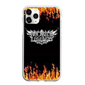 Чехол для iPhone 11 Pro Max матовый с принтом Mobile Legends в Тюмени, Силикон |  | mobile legends | mobile legends print | mobile legends: bang bang | белый | для крутых | кофта mobile legends | кружка mobile legends | надпись mobile legends | огонь | принт mobile legends | футболка mobile legends | черный