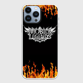 Чехол для iPhone 13 Pro Max с принтом Mobile Legends в Тюмени,  |  | mobile legends | mobile legends print | mobile legends: bang bang | белый | для крутых | кофта mobile legends | кружка mobile legends | надпись mobile legends | огонь | принт mobile legends | футболка mobile legends | черный